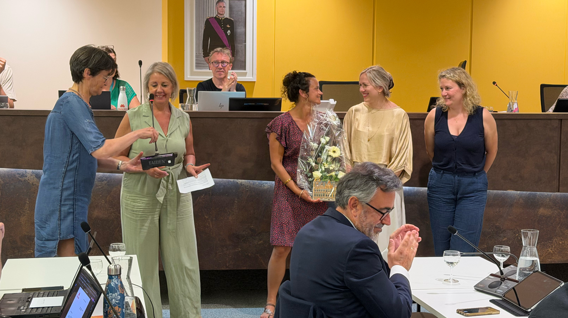 L’ASBL Pré-en-Bulles mise à l’honneur par le conseil communal de Mouscron