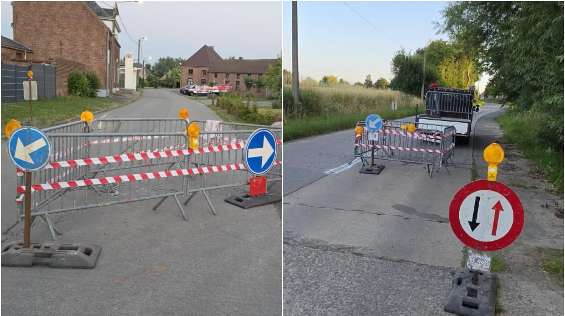 Chièvres : la chaleur provoque des déformations de chaussée