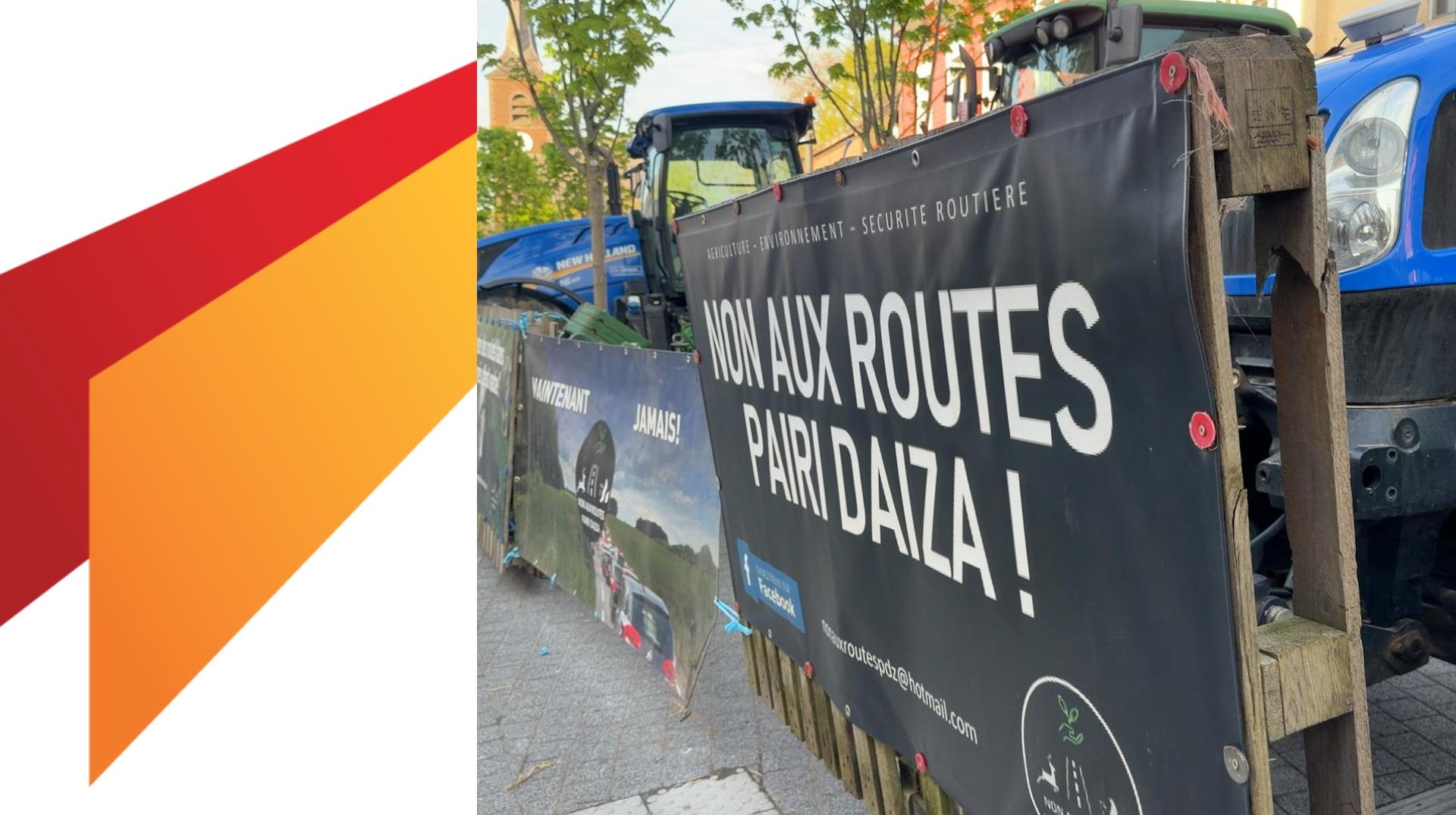 Une pétition contre le projet de la « route Pairi Daiza » introduite auprès du Parlement wallon