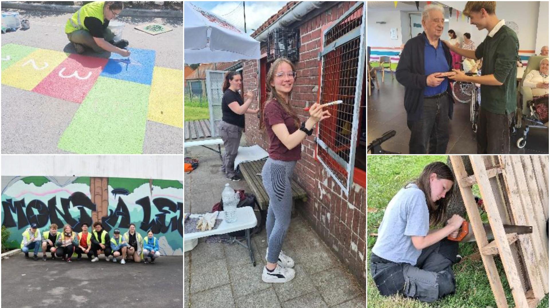 Mouscron : 53 jeunes mobilisés cet été pour aider les habitants et embellir la ville