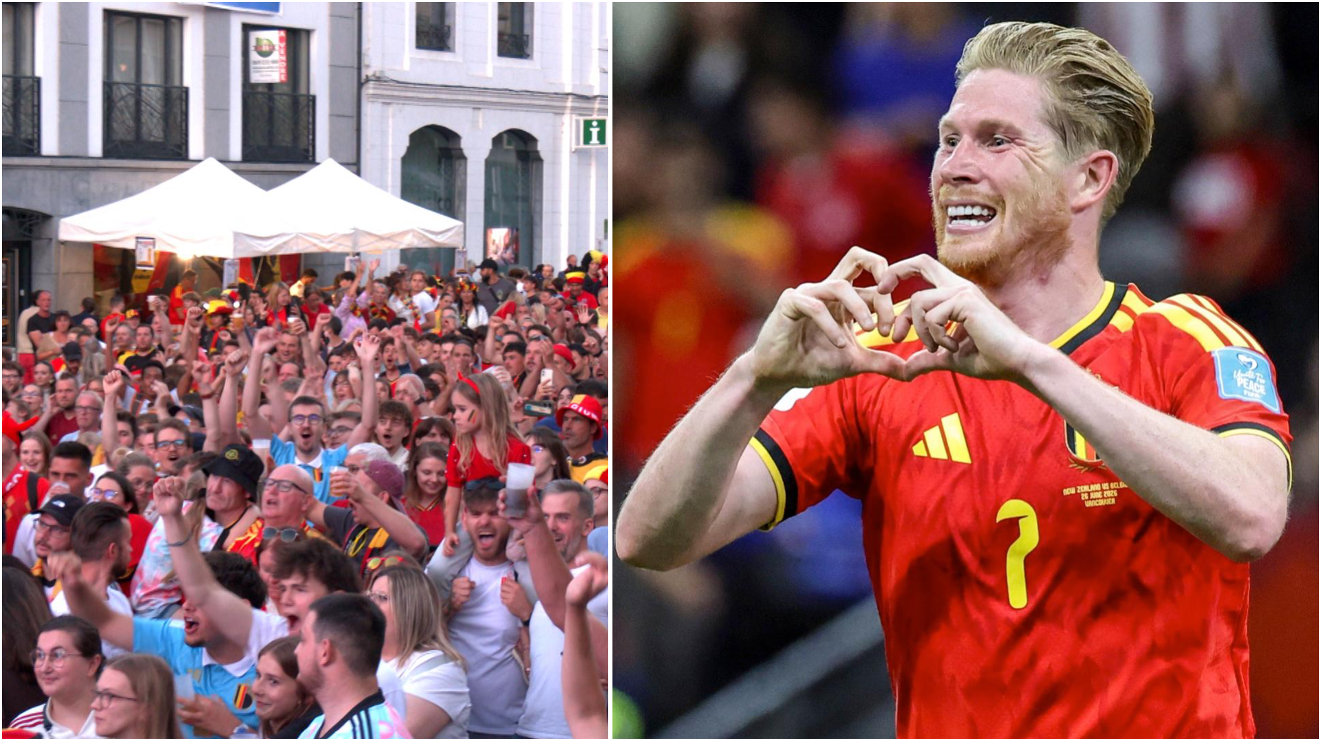 Tournai : pas d’écran géant en cas de qualification des Diables rouges face aux Etats-Unis