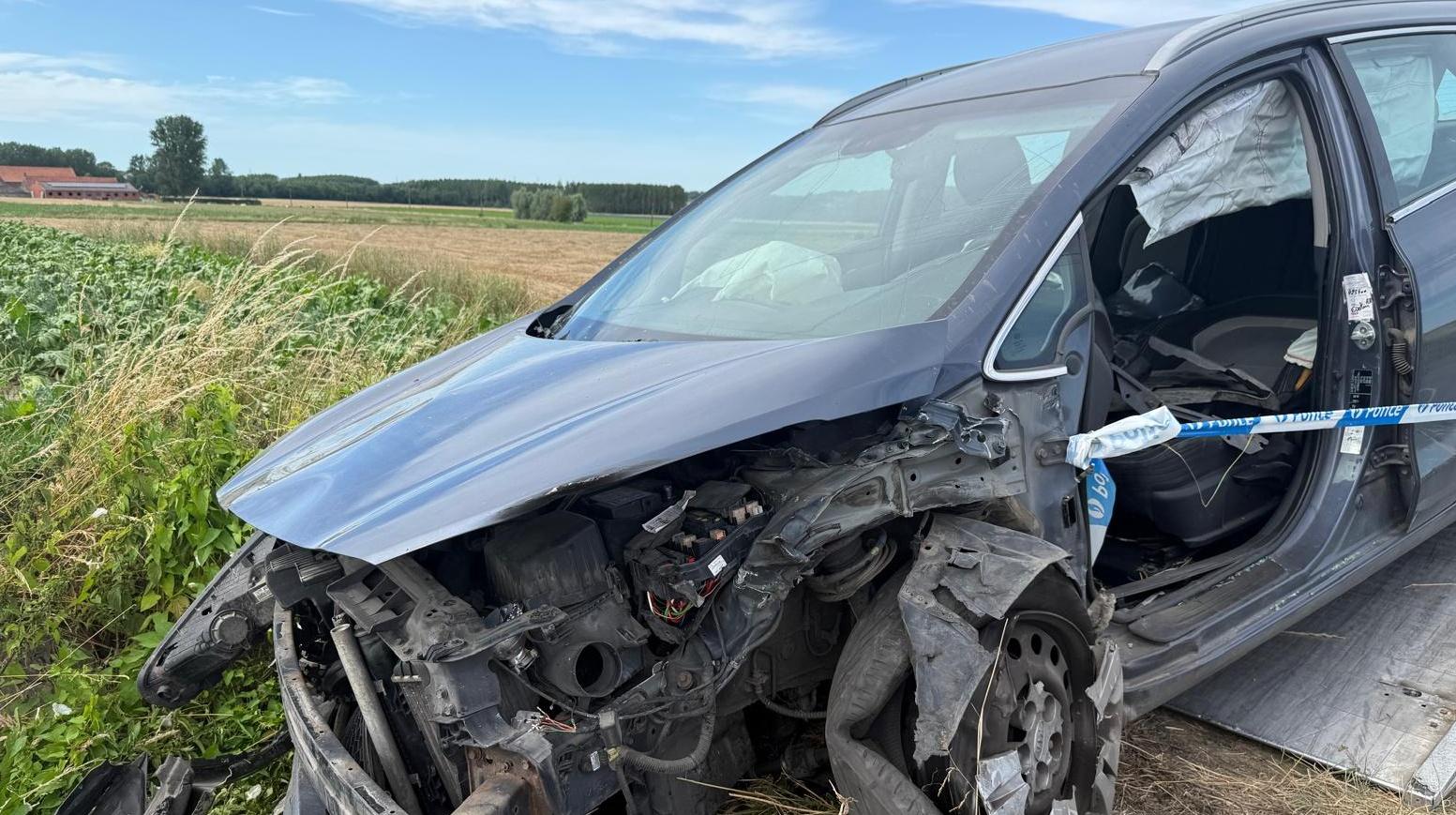 Deux blessés graves dans un accident de la route