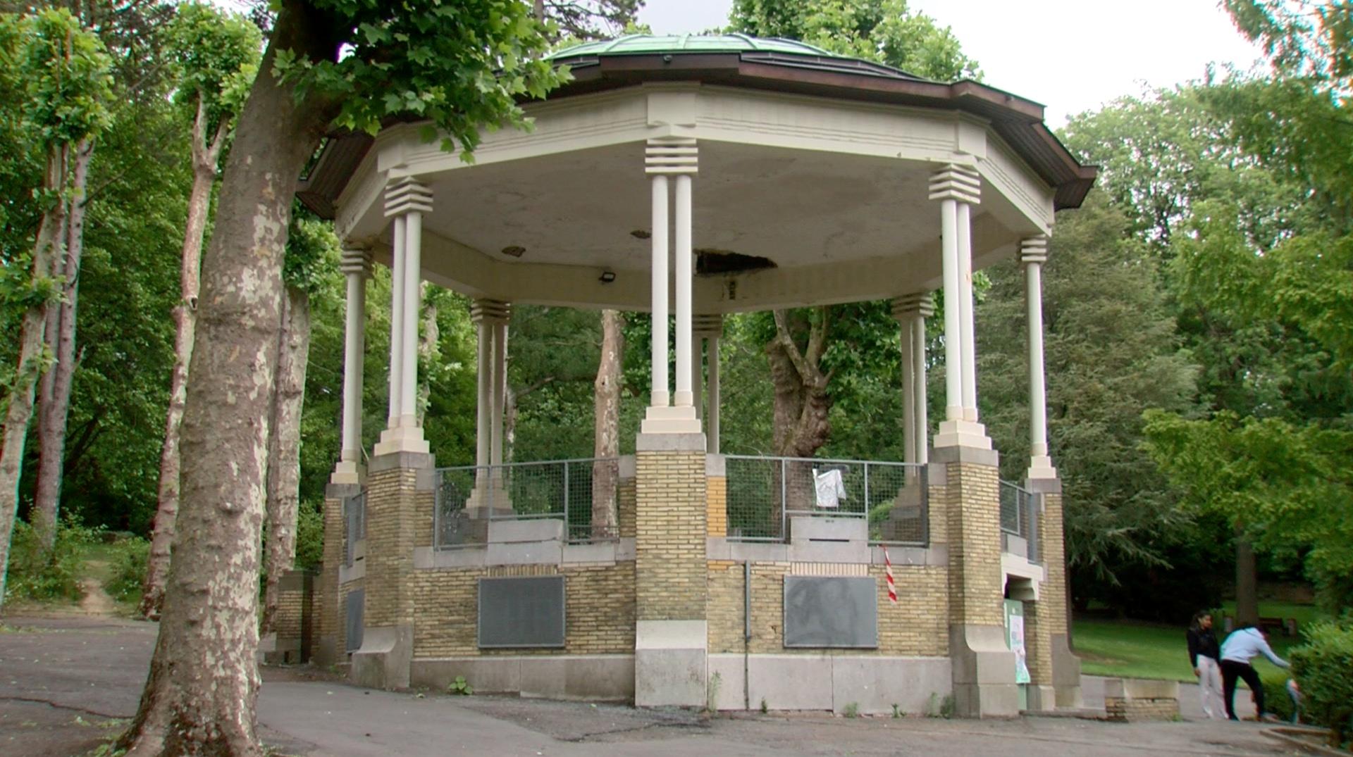 Le kiosque du parc communal de Mouscron désormais classé au patrimoine wallon