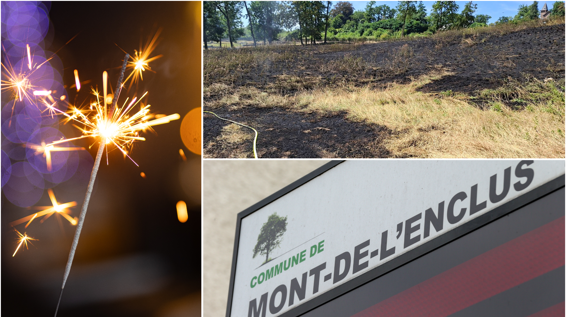 Mont-de-l'Enclus : près d'un hectare de prairie détruit par un incendie