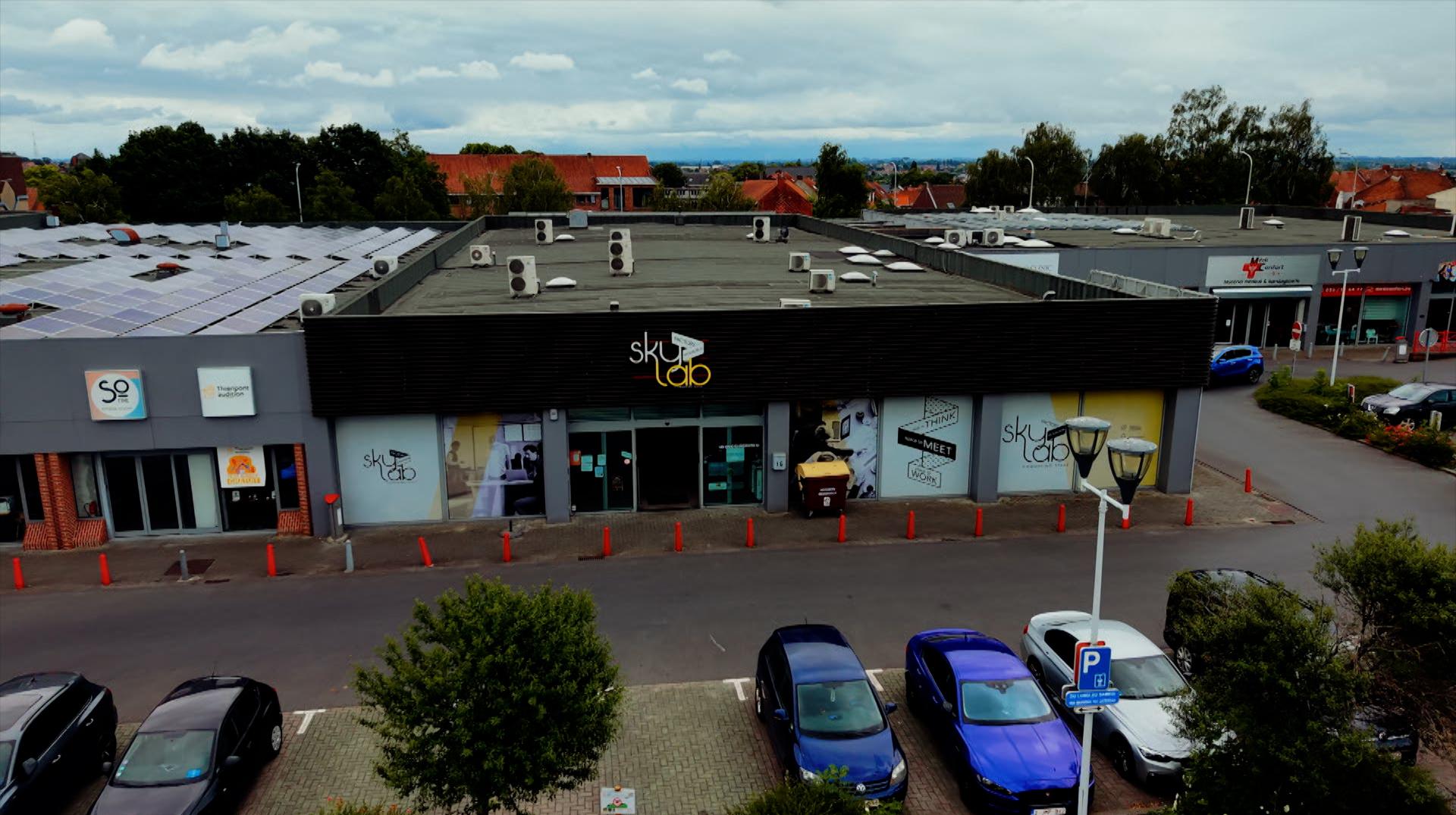 C'est tout toit au Skylab de Mouscron