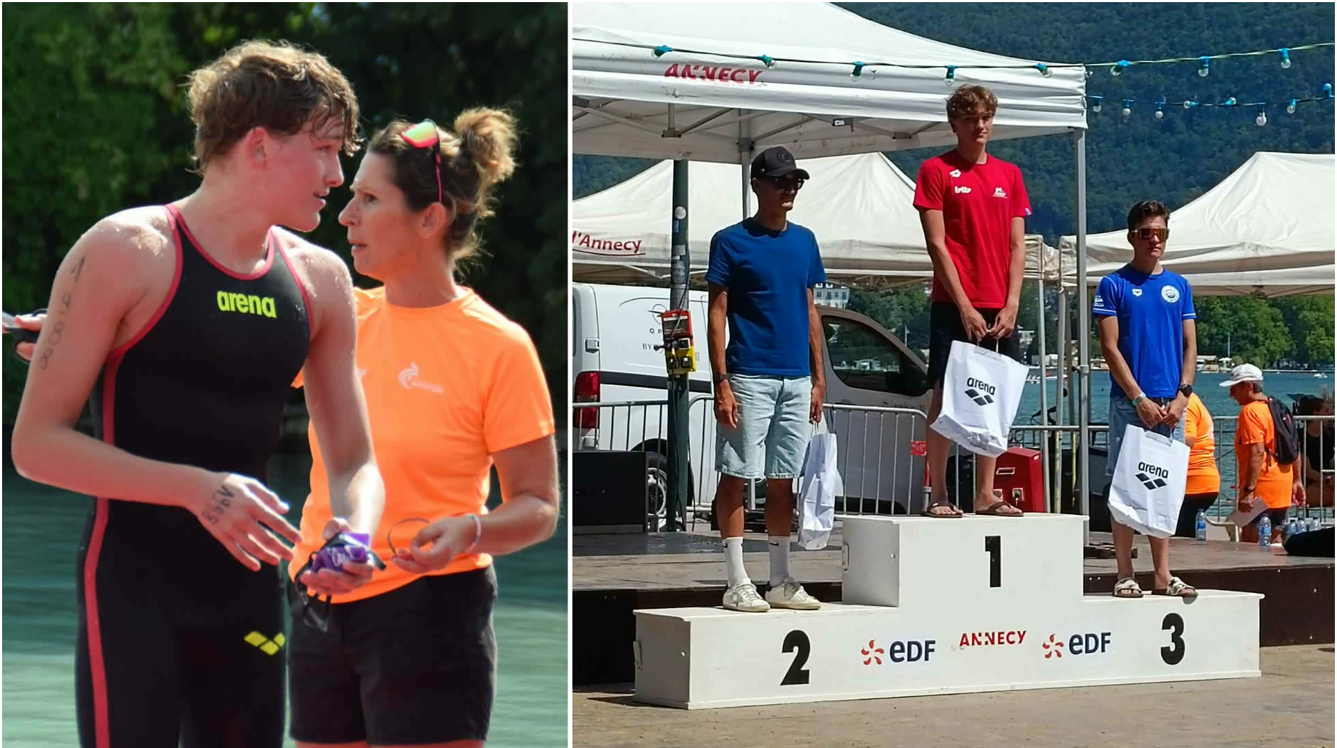Natation : le Pecquois Gautier Sobrie remporte la traversée du lac d’Annecy avec plus de 7 minutes d’avance