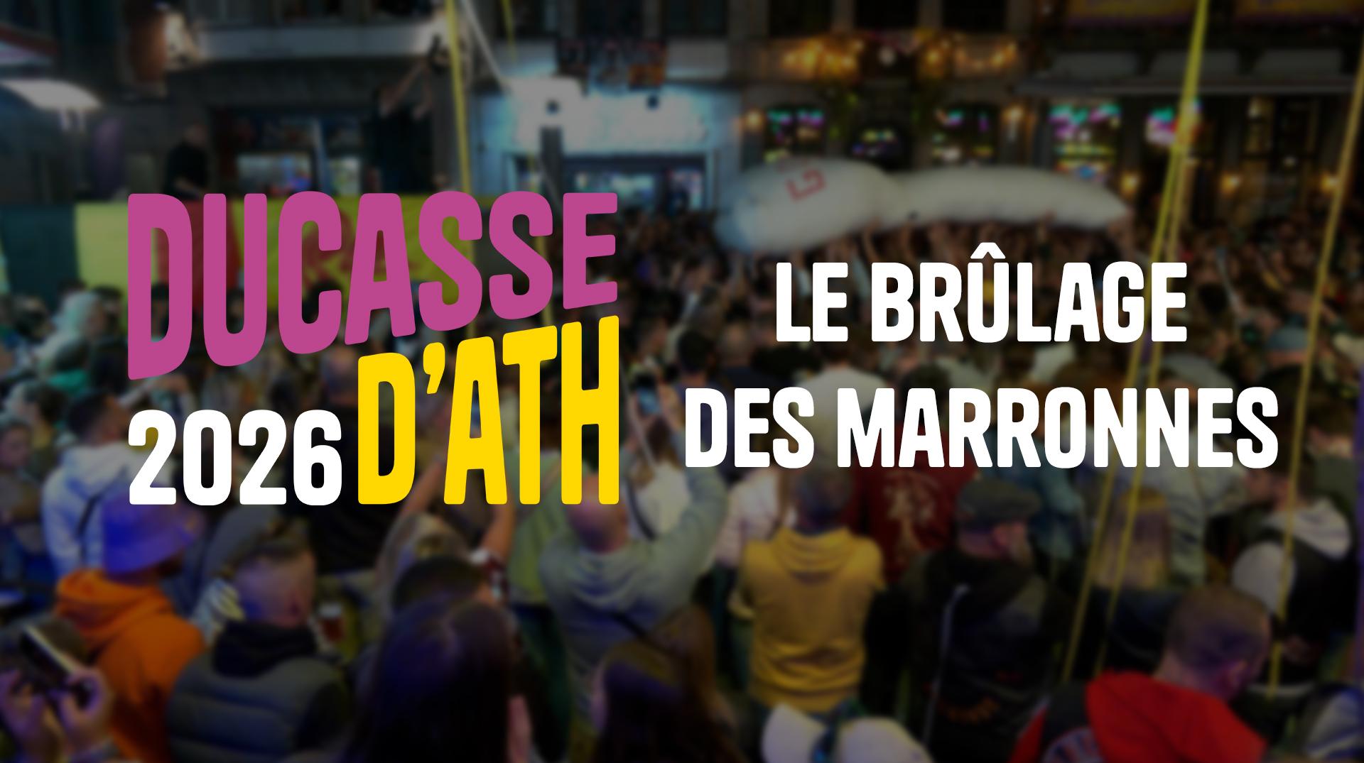 Ducasse d’Ath : vivez en direct le brûlage (sans feu) des marronnes (22h)