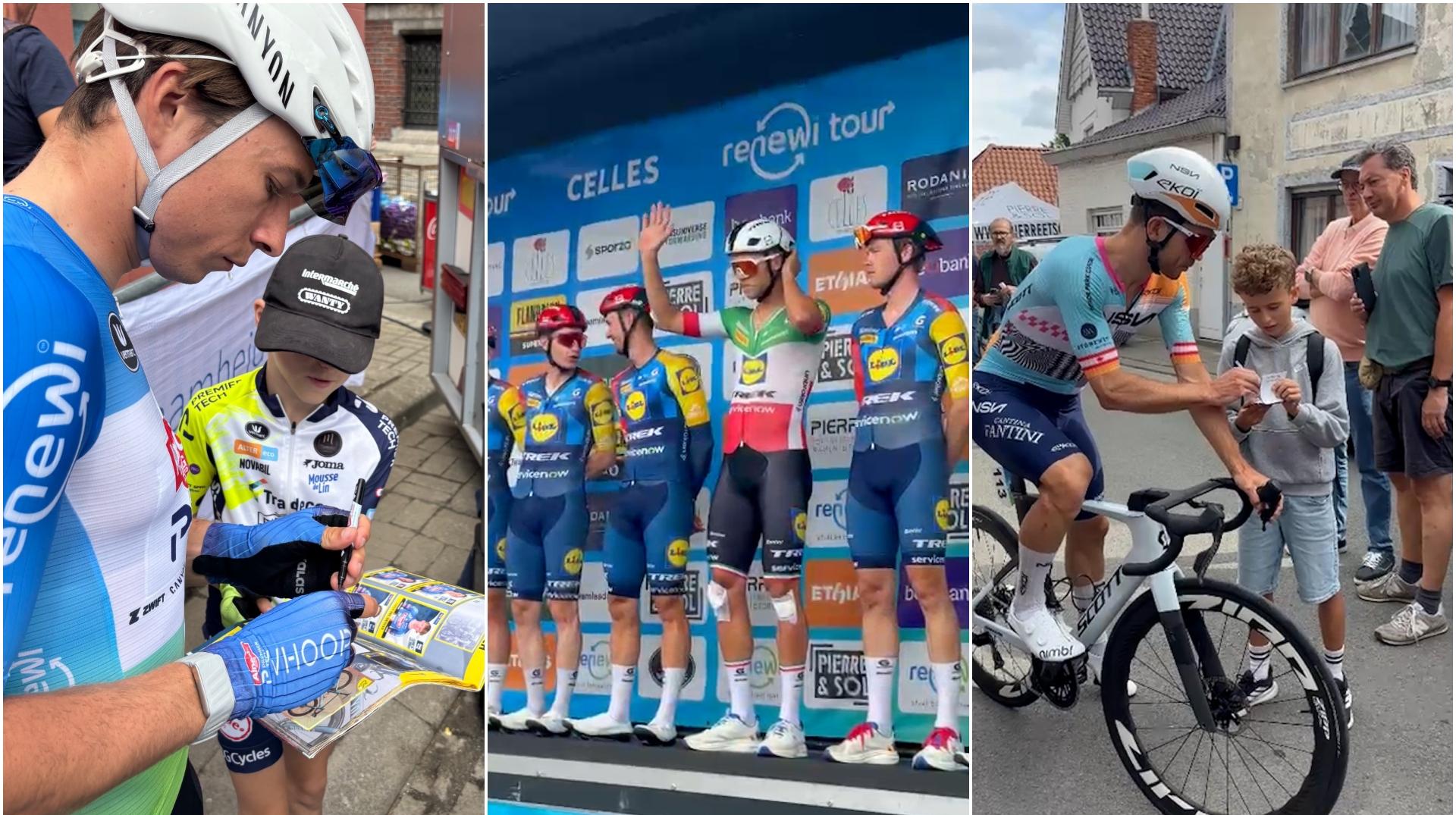Renewi Tour : les stars du peloton au plus près des fans à Celles