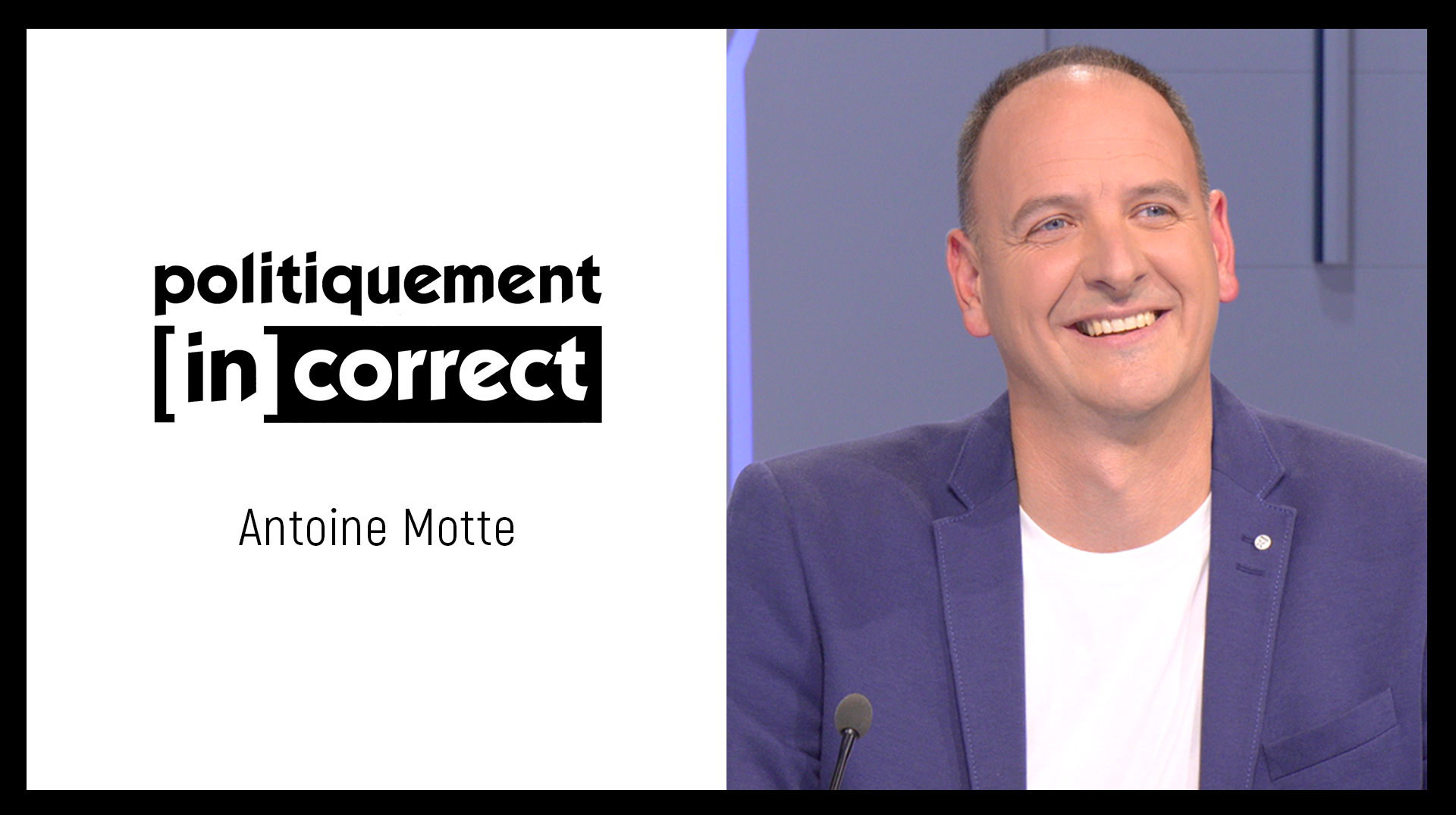 Politiquement (in)correct avec Antoine Motte, bourgmestre de Lessines (MR)