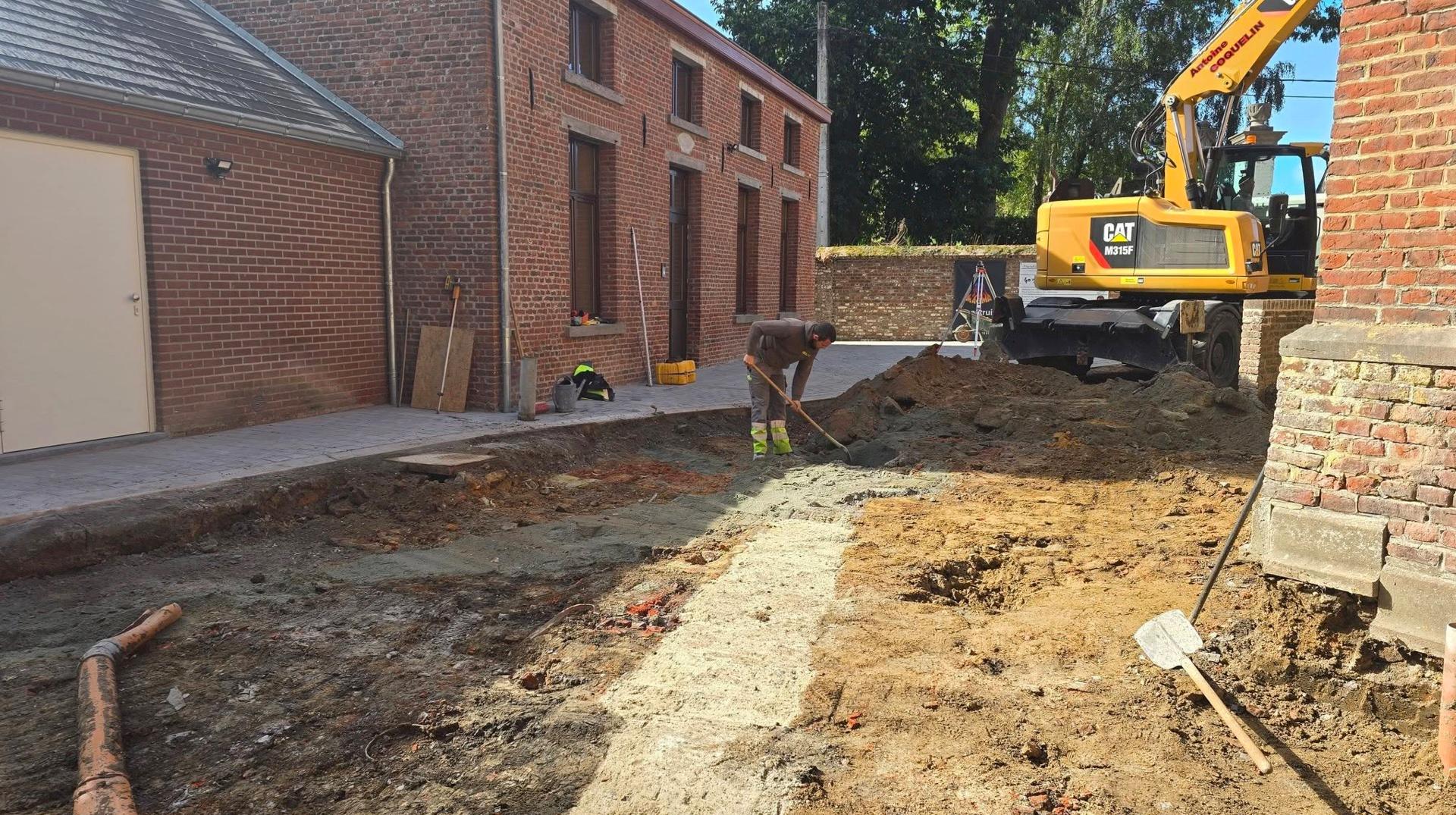 Graty : les travaux d'aménagement autour de la crèche ont commencé