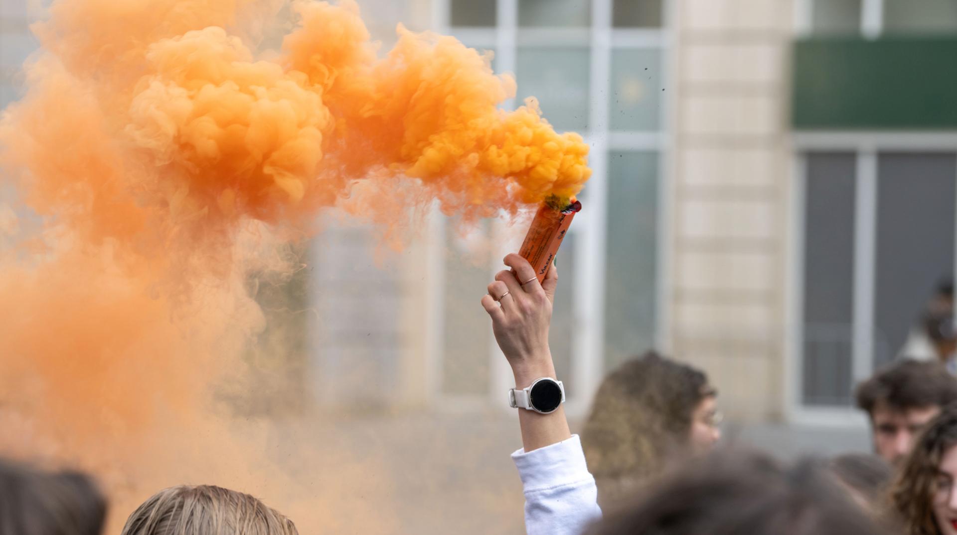 Manifestations étudiantes à Tournai et Ath : quelques incidents mais pas de débordement majeur