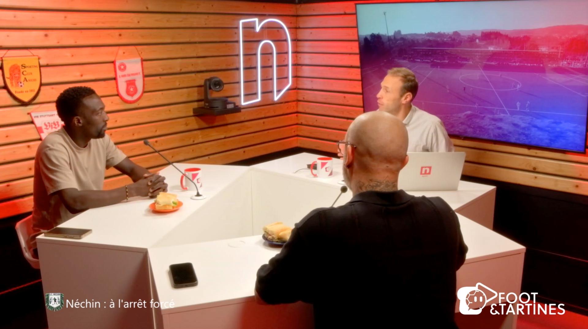 Foot & Tartines avec Mamadou Ba, Vincent Massy, Anthony Wattiez, Grégory Baber et Geoffrey Deconinck