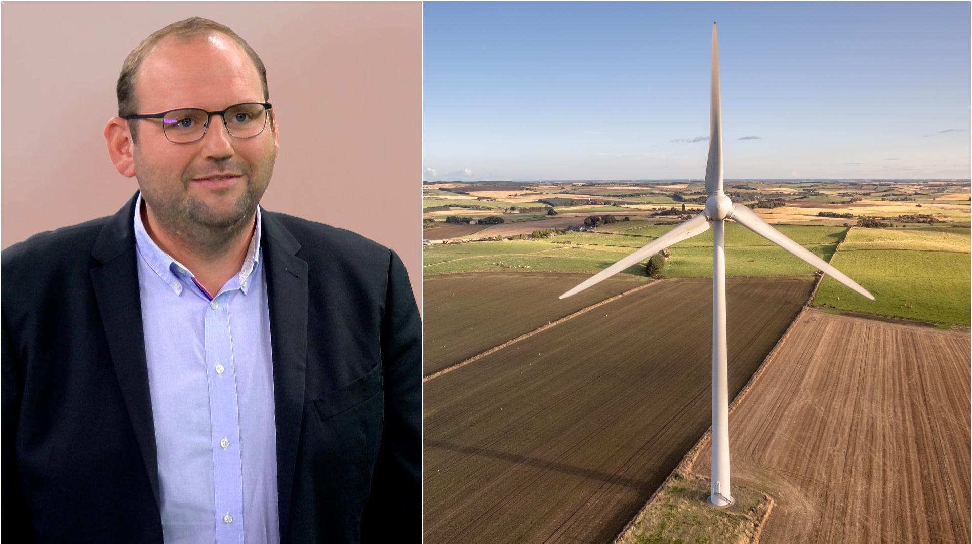 Éoliennes à Celles : Michaël Busine réclame une révision du cadre éolien wallon