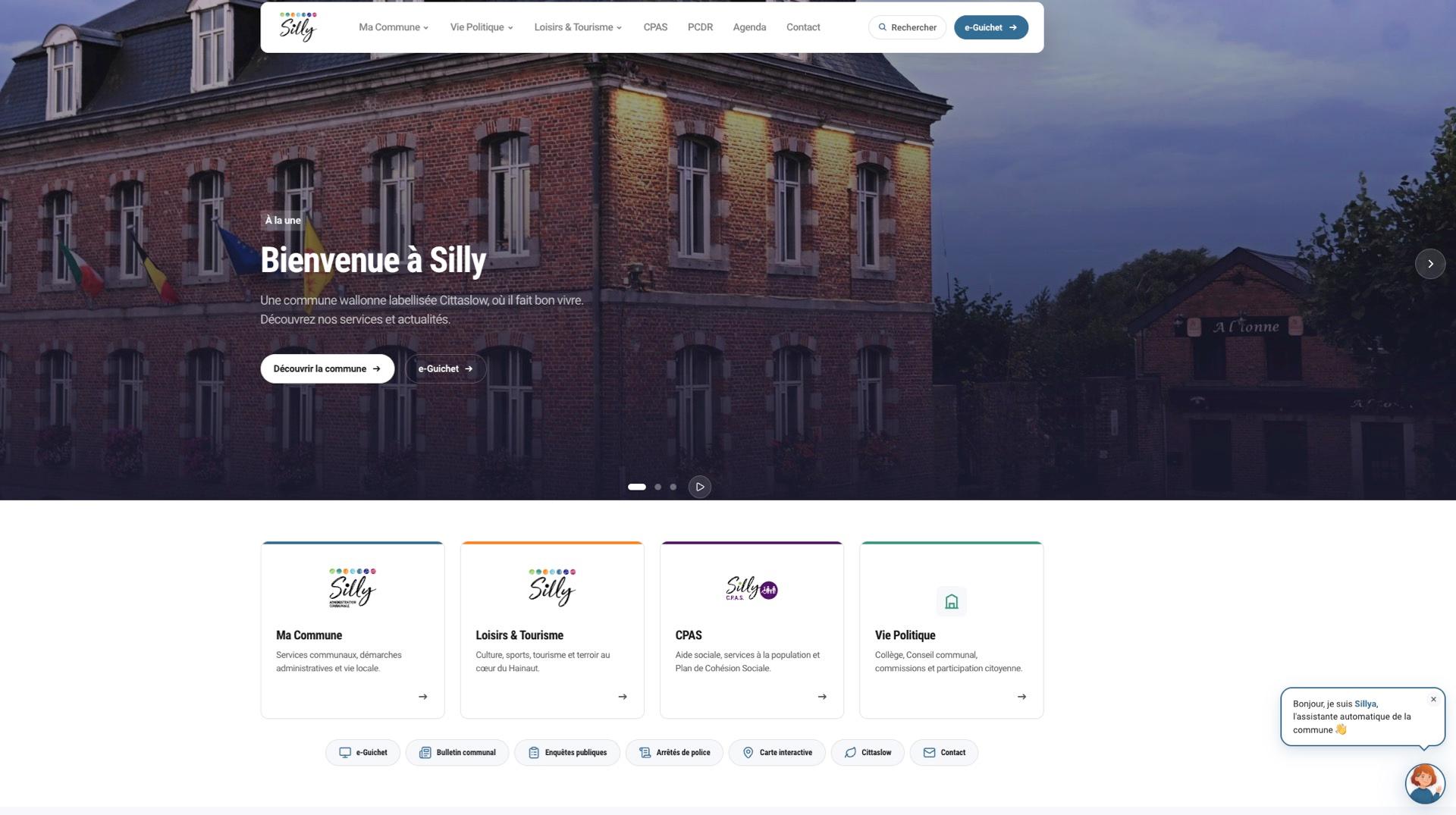 Silly : la commune se dote d'un nouveau site internet