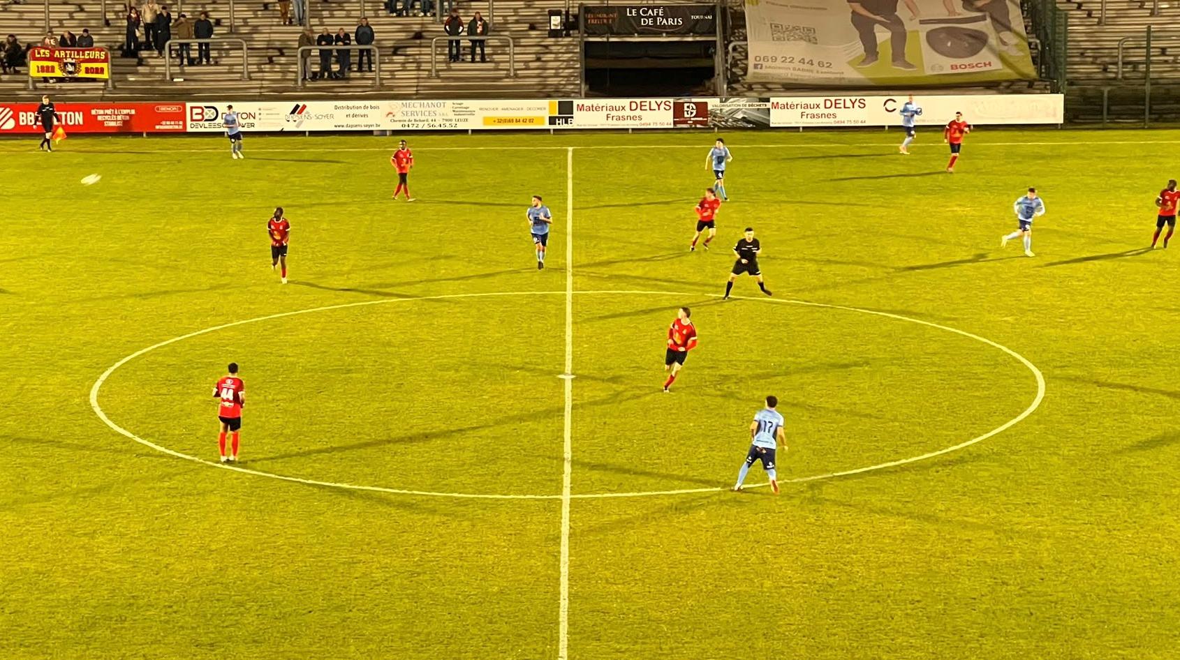 Football - P1 : Tournai et Naast se quittent dos à dos