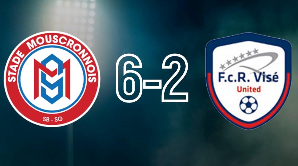 Football - D2FFA : Mouscron aligne un quatrième succès de rang
