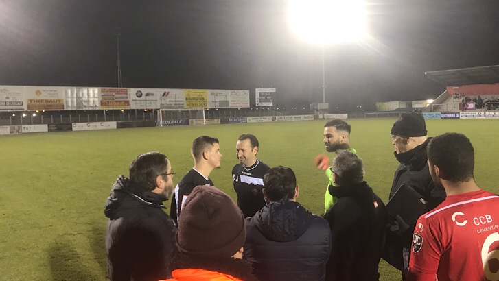 Victoire pour la Real, match arrêté à Tournai !