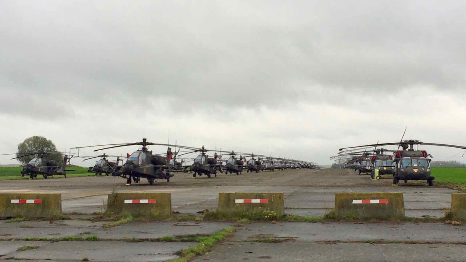 Des dizaines d'hélicoptères de l’armée américaine survoleront le ciel de Wallonie picarde cette semaine