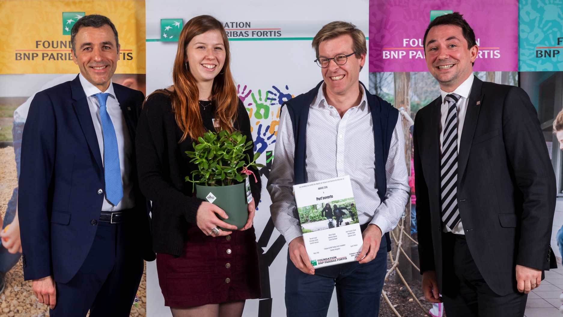 La MJ Port'Ouverte primée lors des Awards de BNP Paribas Fortis Foundation