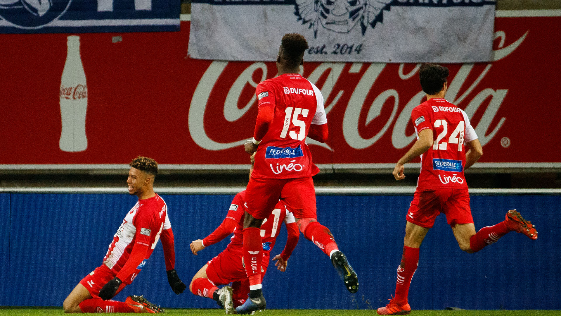 La passe de 4 pour l'Excel Mouscron qui s'impose à la Gantoise