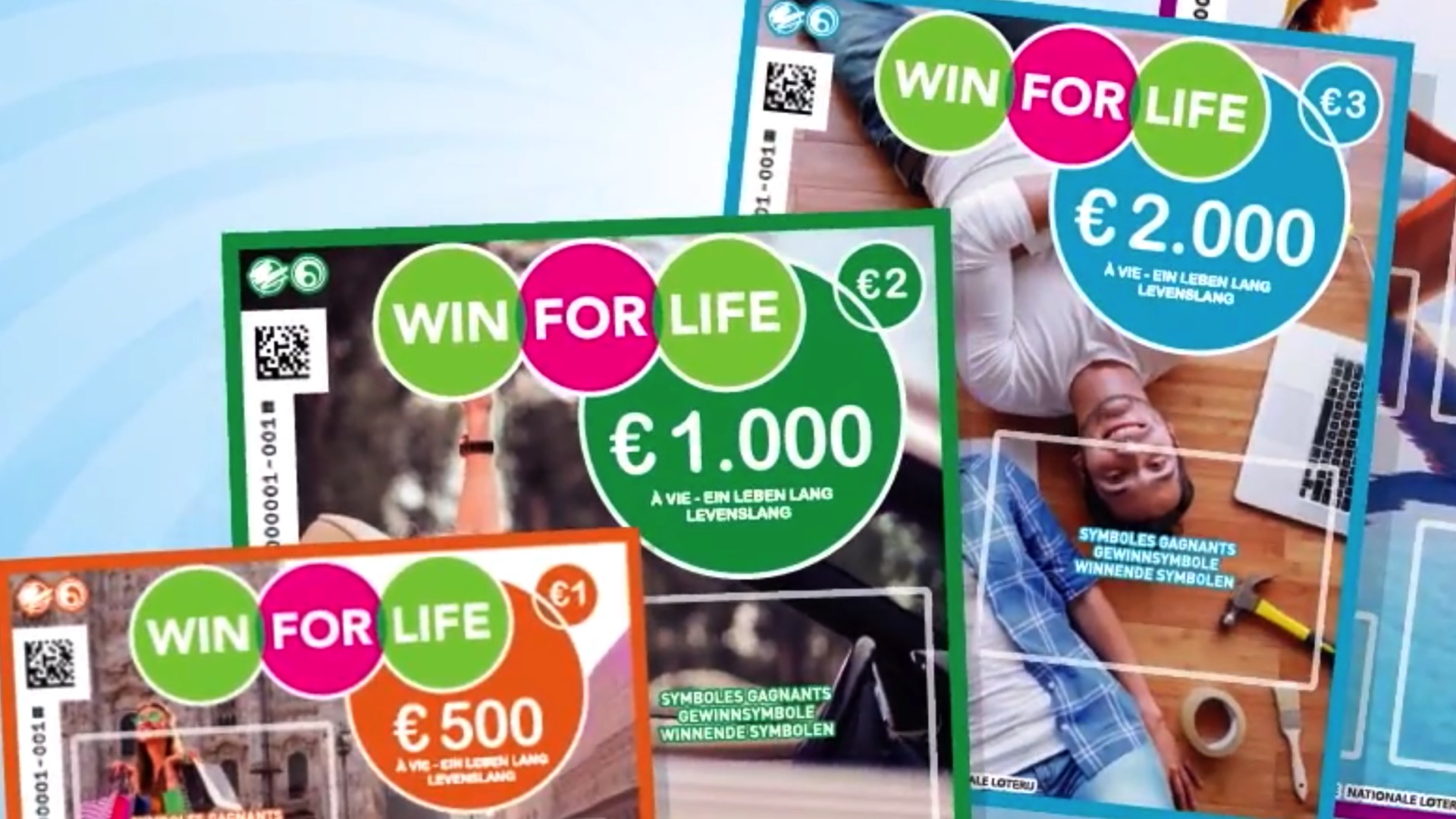 Gagnez des Win for life en achetant dans le centre-ville d'Ath