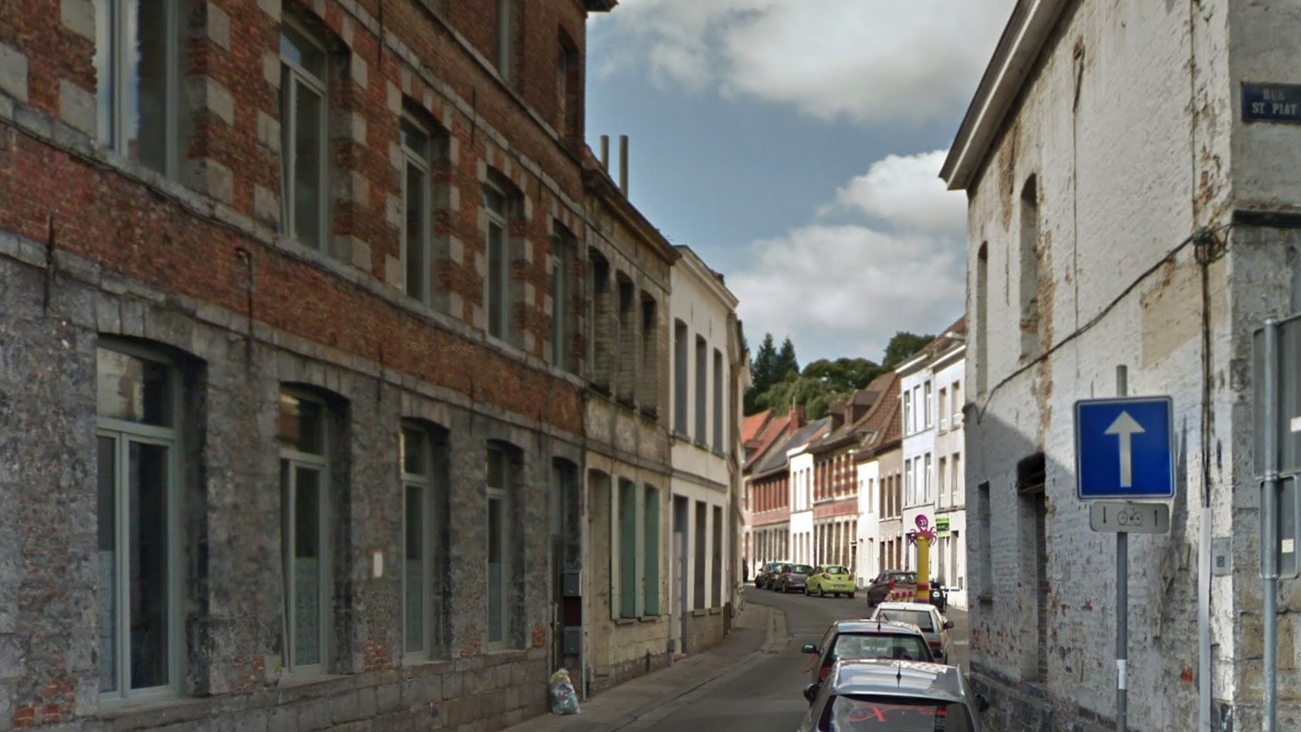 La rue des Ingers à Tournai fermée à la suite d'un effondrement