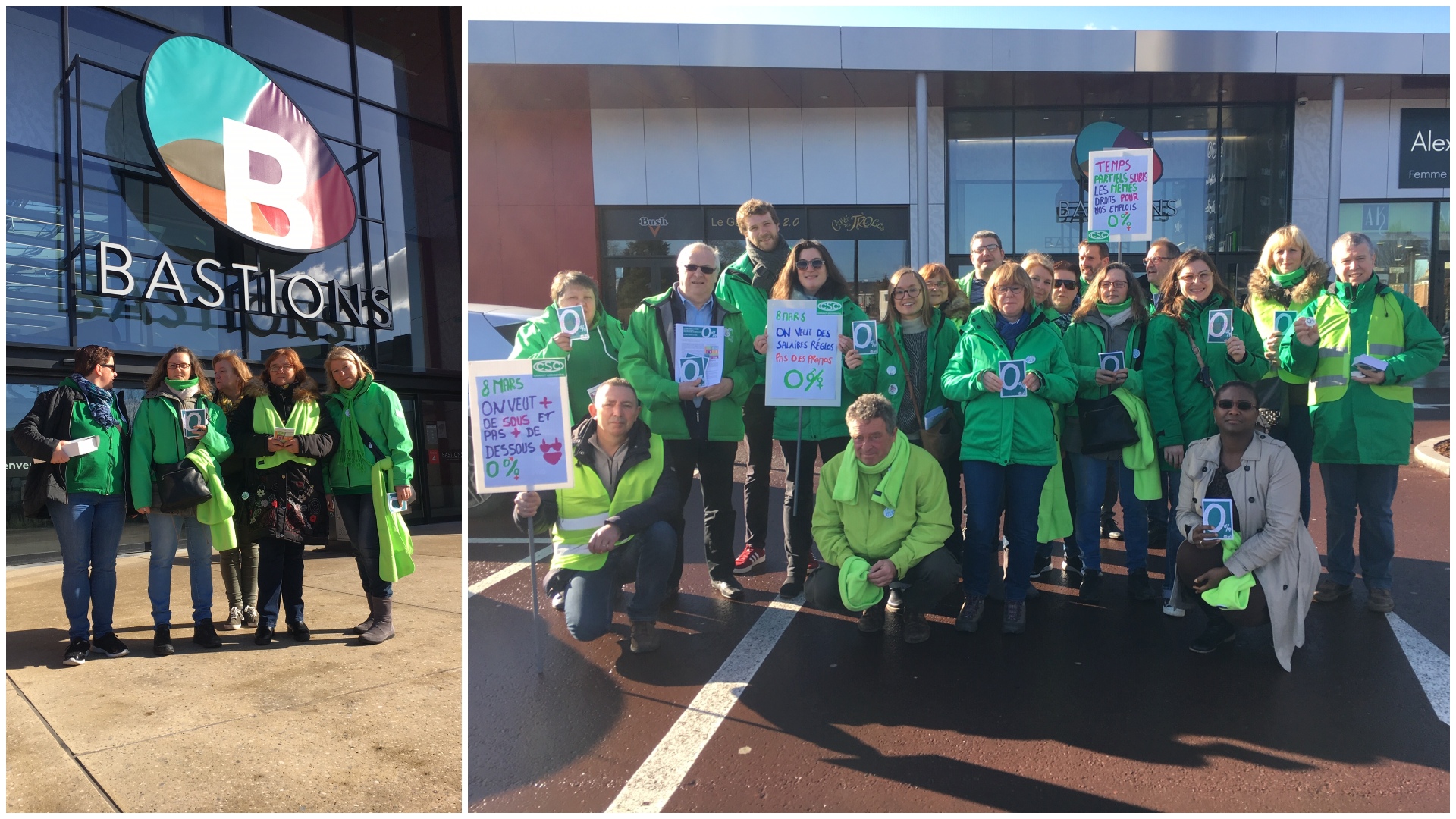 La CSC Hainaut occidental sensibilise à la journée internationale des droits des femmes