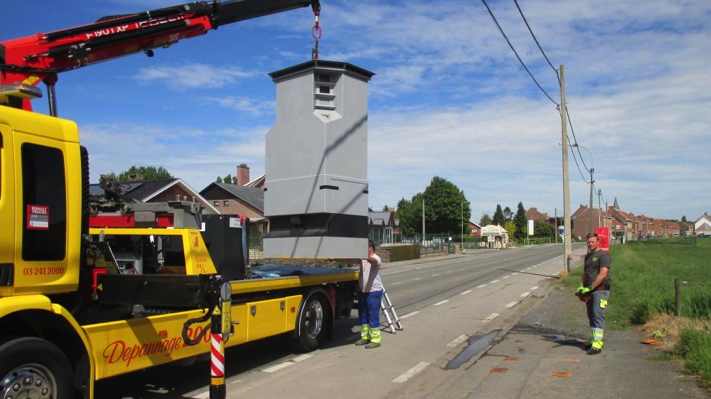 Un lidar installé à Comines-Warneton