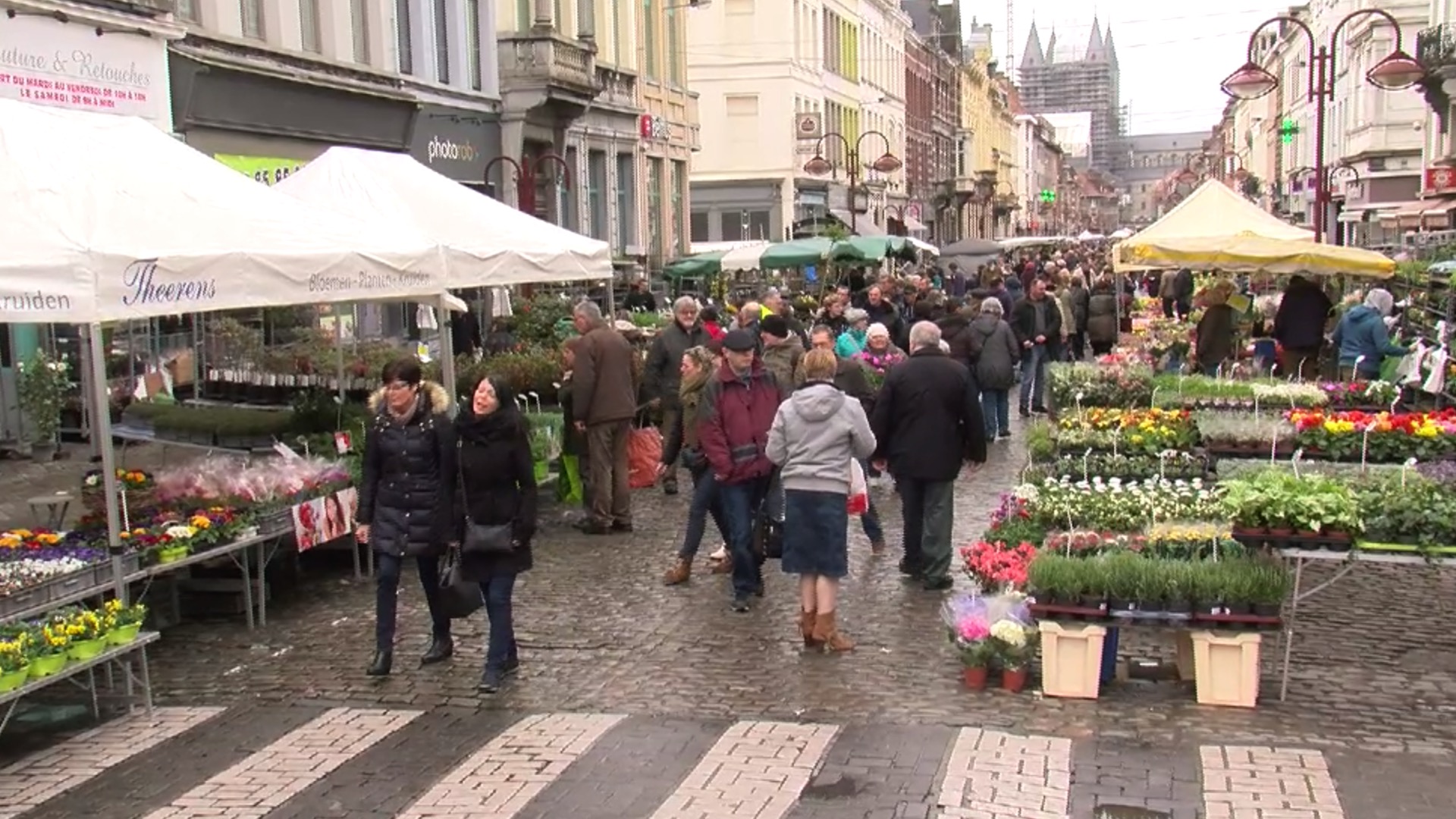 Cityparking, rues fermées: ce qu'il faut savoir sur le marché aux fleurs de Tournai