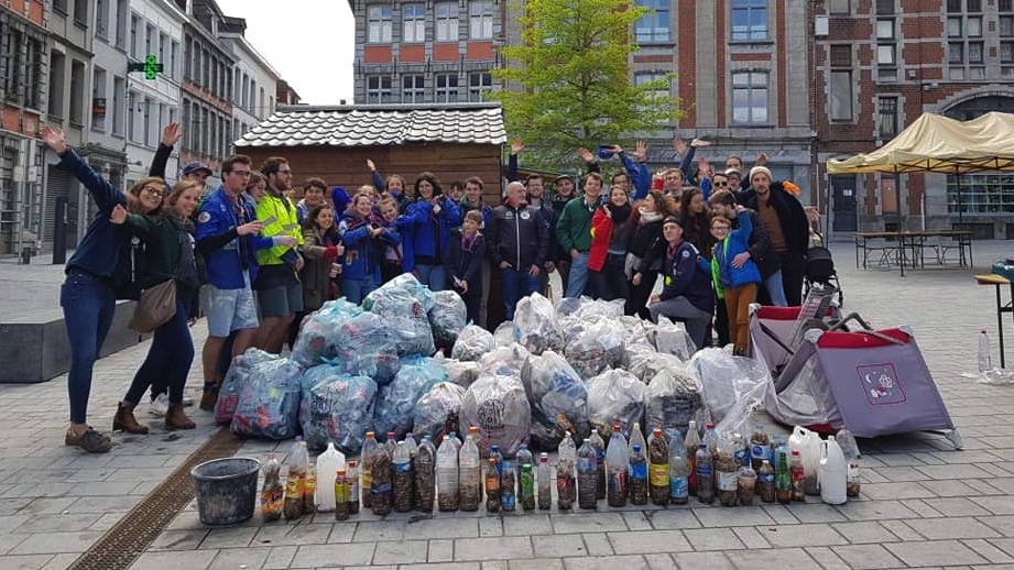 300 scouts ont ramassé plus de 70 sacs de déchets
