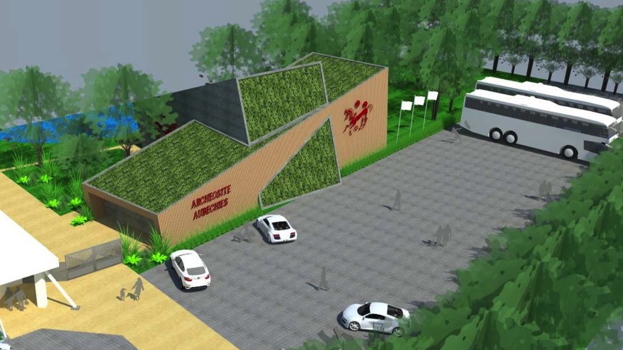 Un nouveau bâtiment d'accueil pour l'Archéosite d'Aubechies