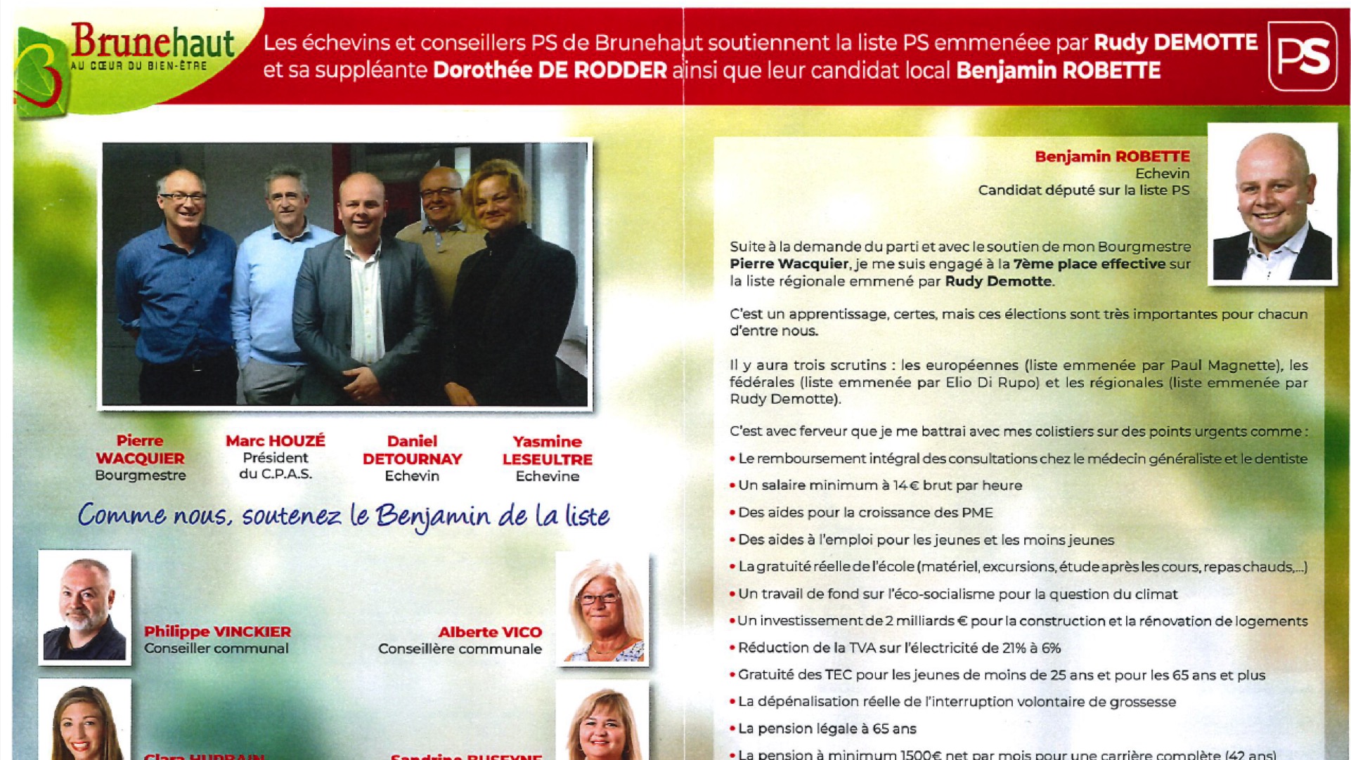 Un tract électoral qui fâche à Brunehaut