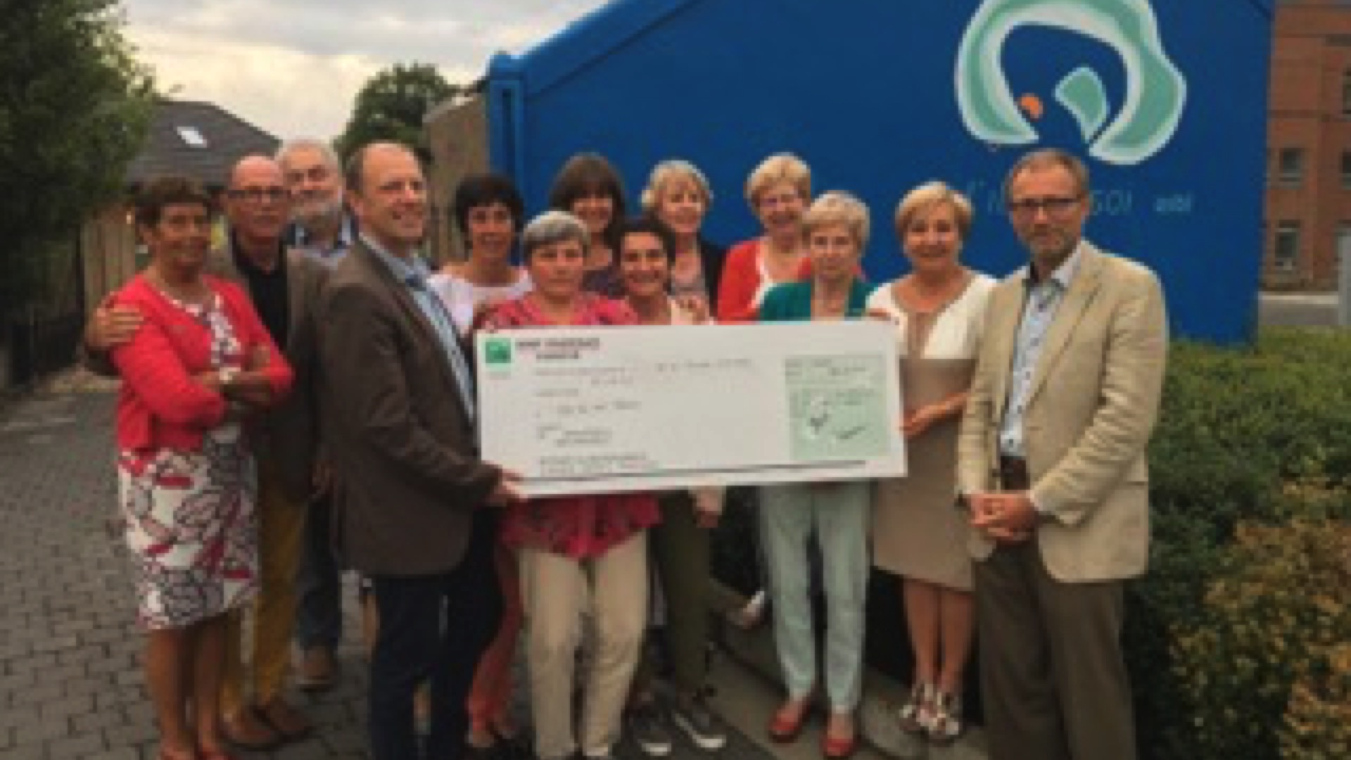Ile en soi: un chèque de 10.000€ offert par le Rotary-Club et l'Inner Wheel de Péruwelz