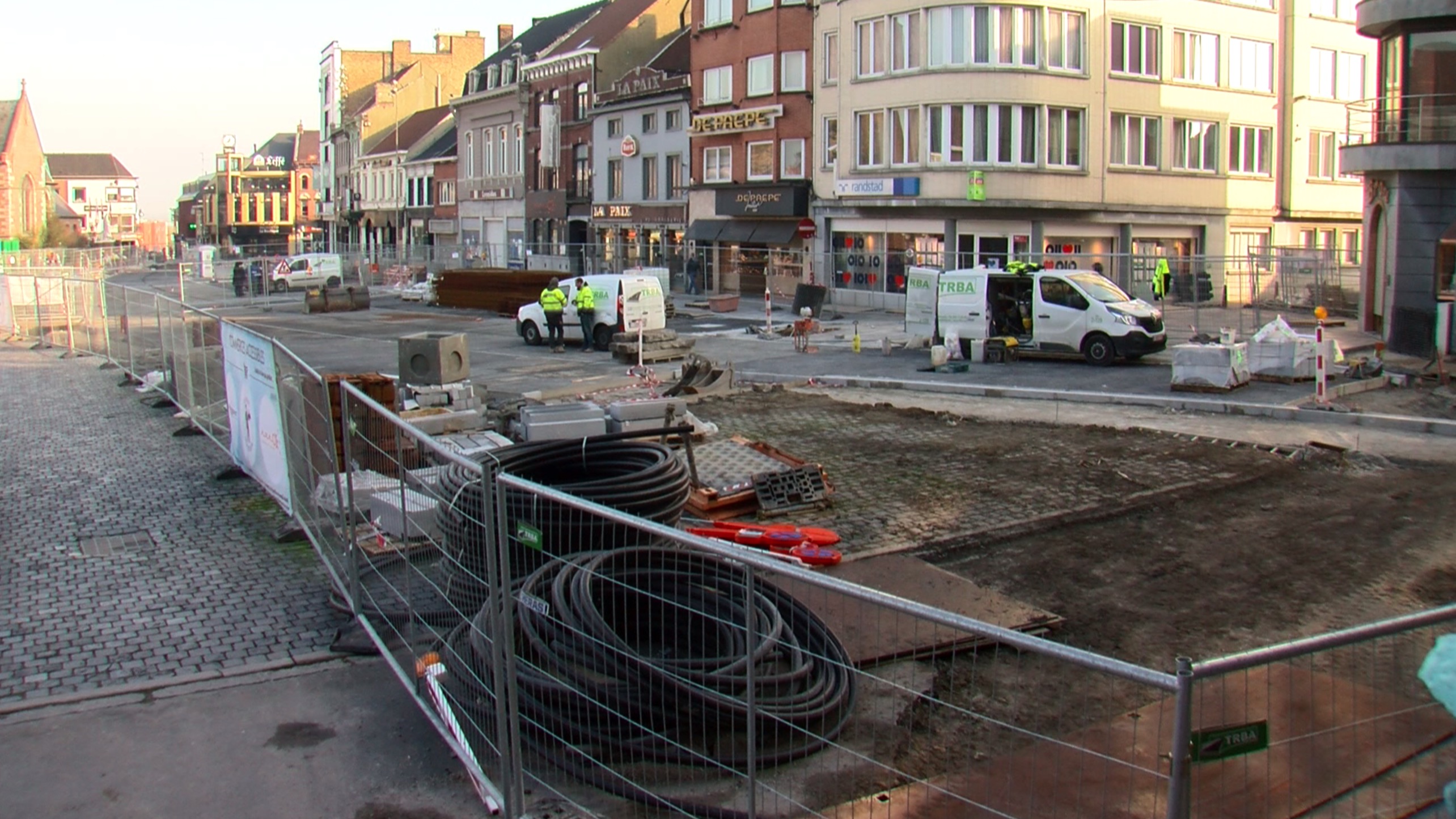 Fermeture prolongée de la Grand'Place de Mouscron