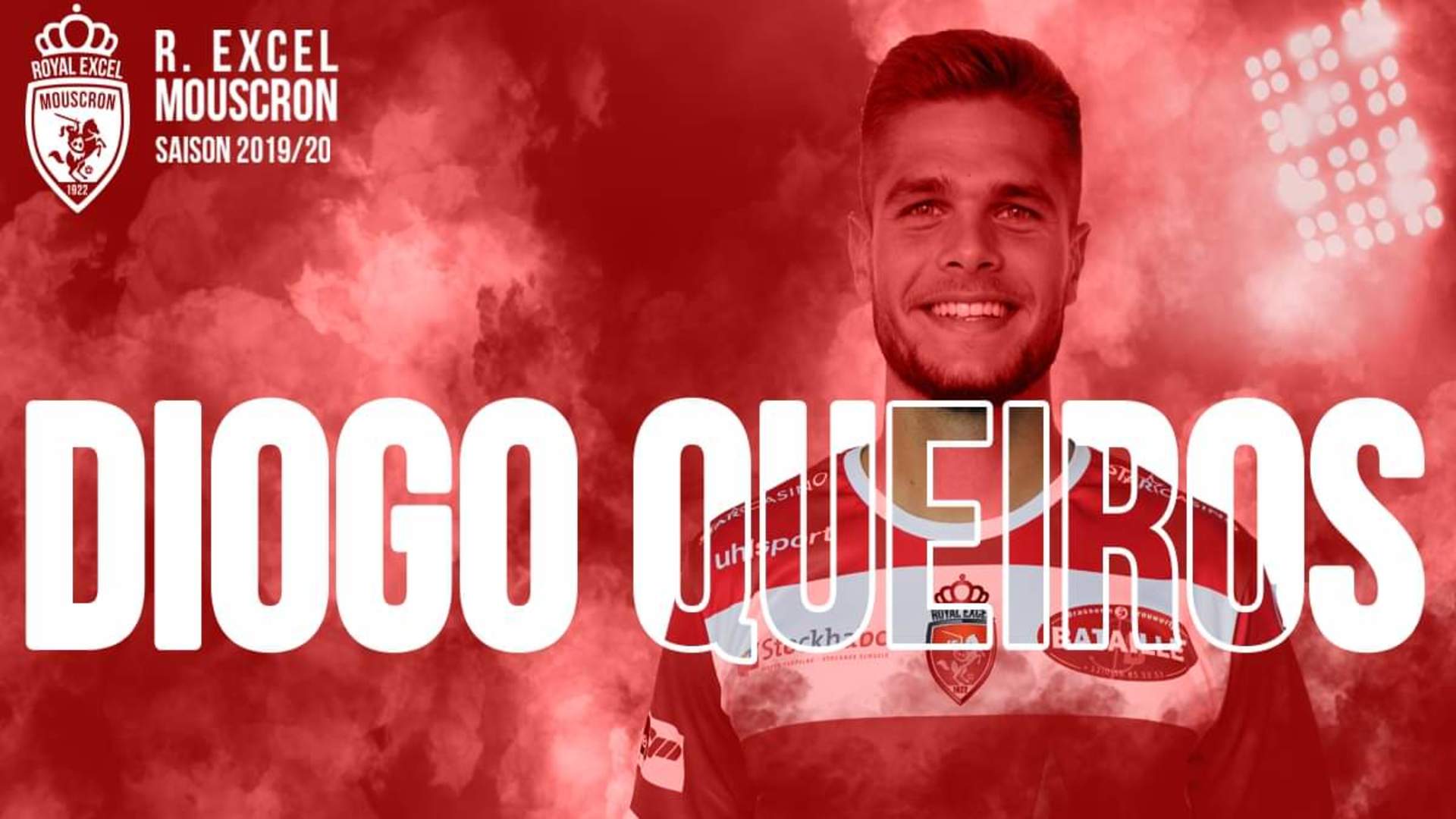 Le défenseur portugais Diogo Queirós prêté à l'Excel Mouscron