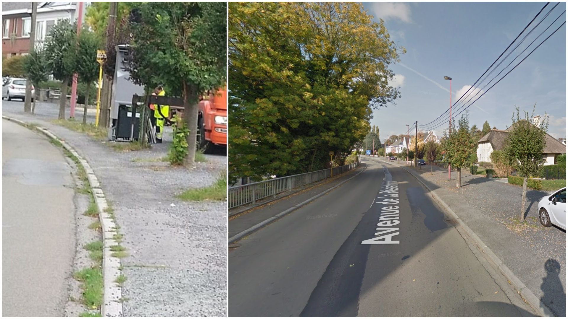 Un lidar installé à l'avenue de la Résistance à Leuze