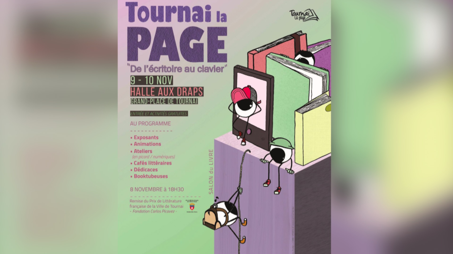 Le salon Tournai la Page fait peau neuve les 9 et 10 novembre