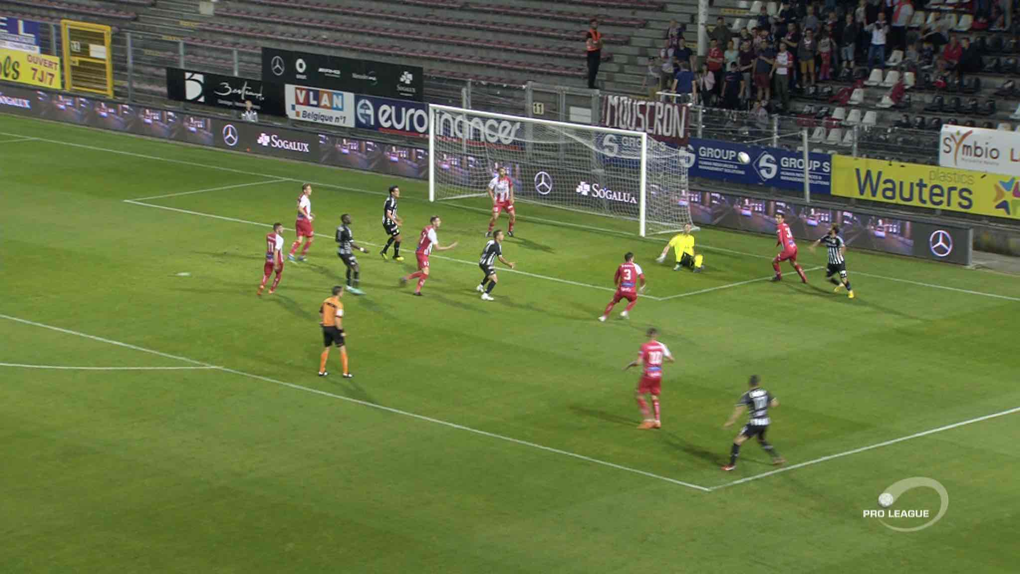 Troisième revers consécutif pour l’Excel Mouscron qui s’incline à Charleroi