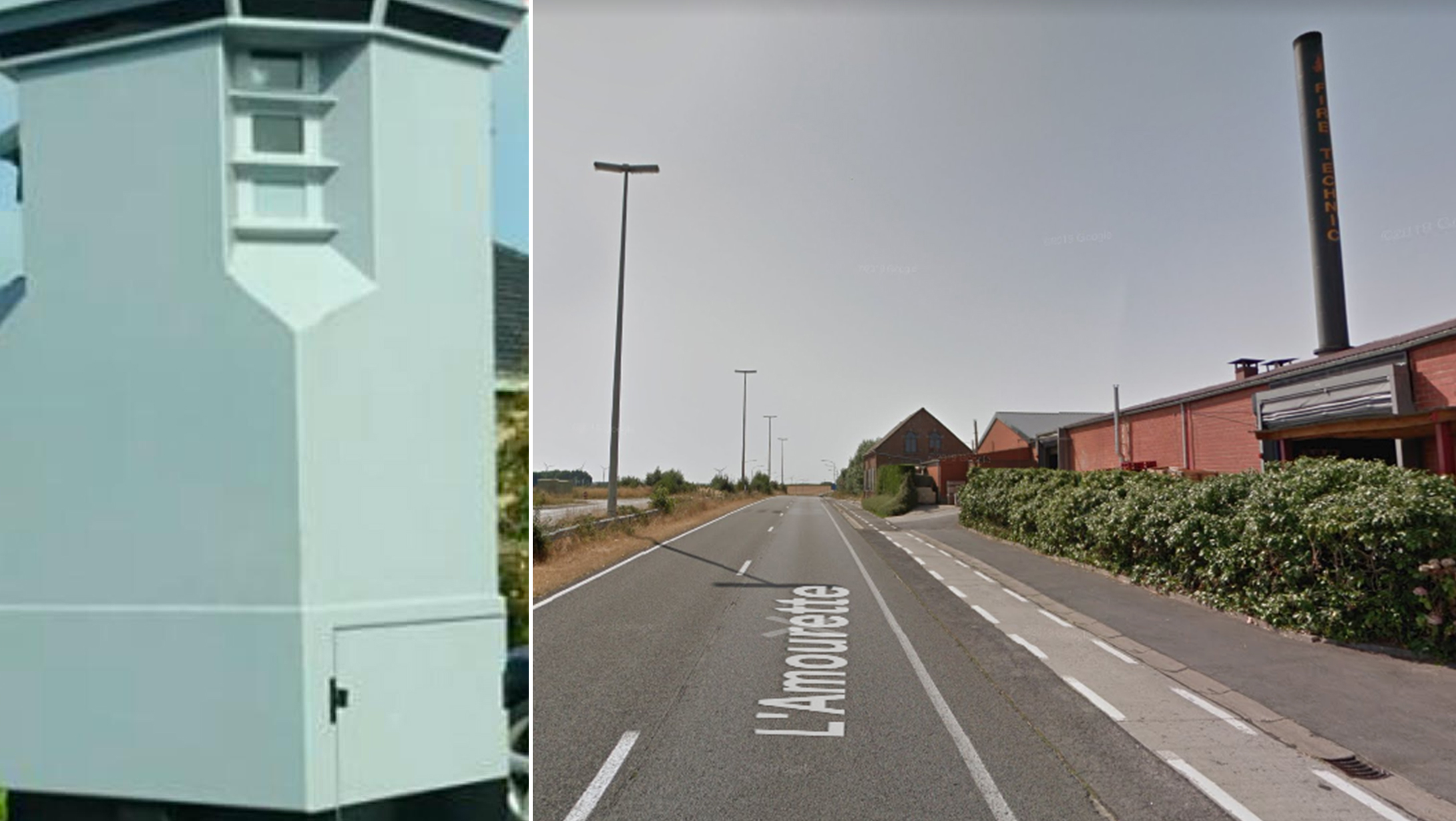 Un lidar installé sur la N60 à Thieulain