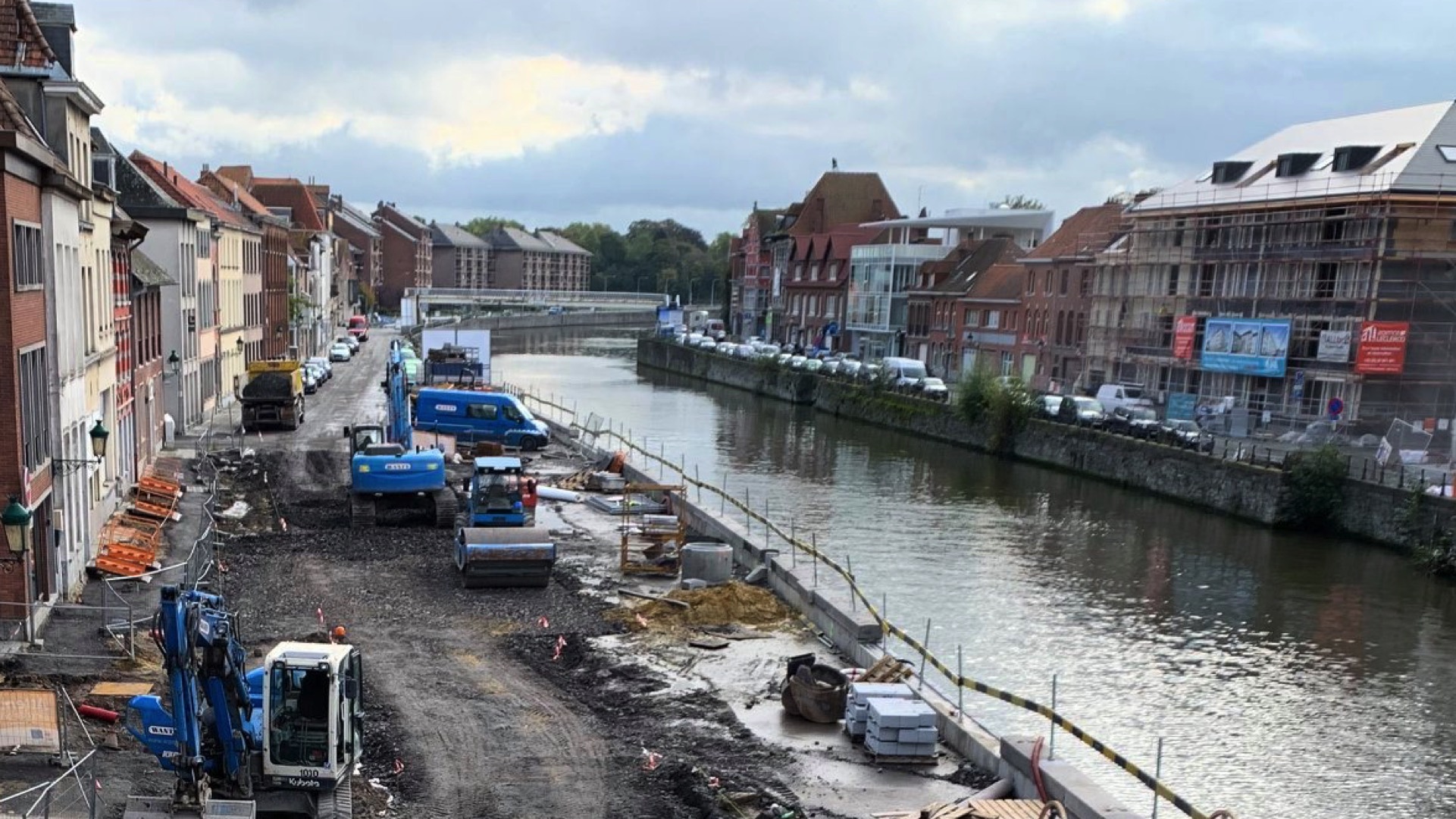Travaux au quai Vifquin à Tournai: la circulation perturbée à partir de mardi