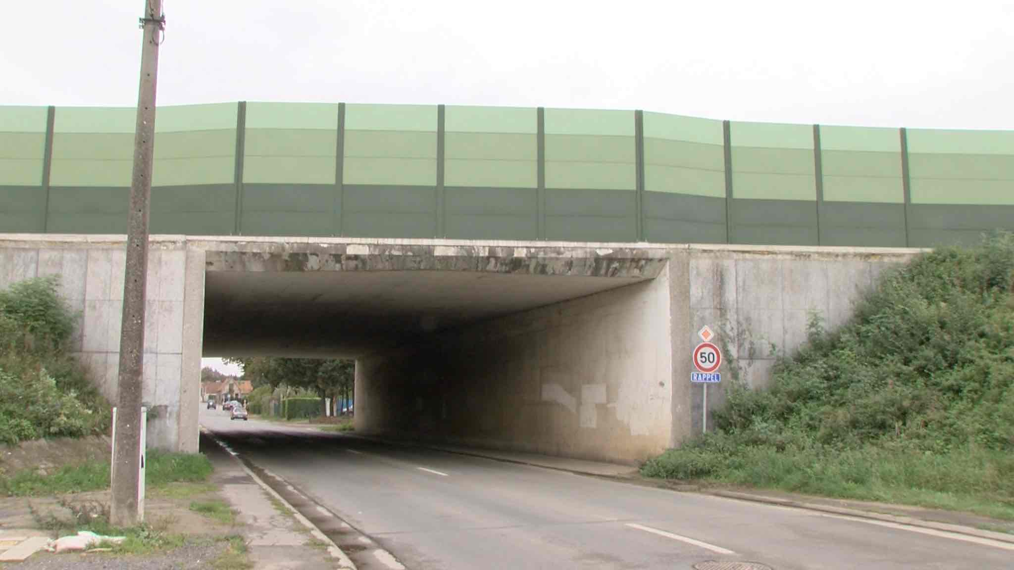 Il n'y aura pas de nouveaux panneaux antibruit le long de l'A8 à Tournai