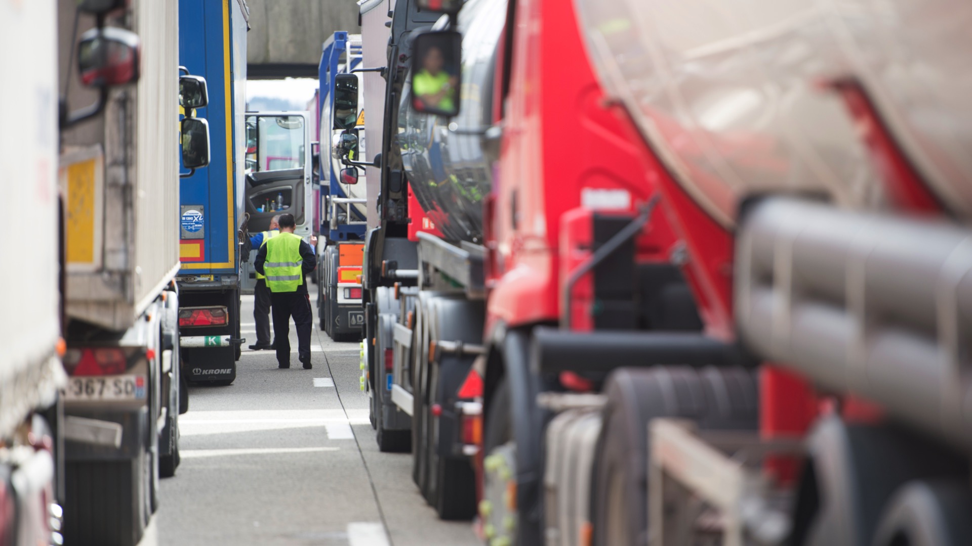 Les camionneurs français prévoient de bloquer la frontière franco-belge ce jeudi