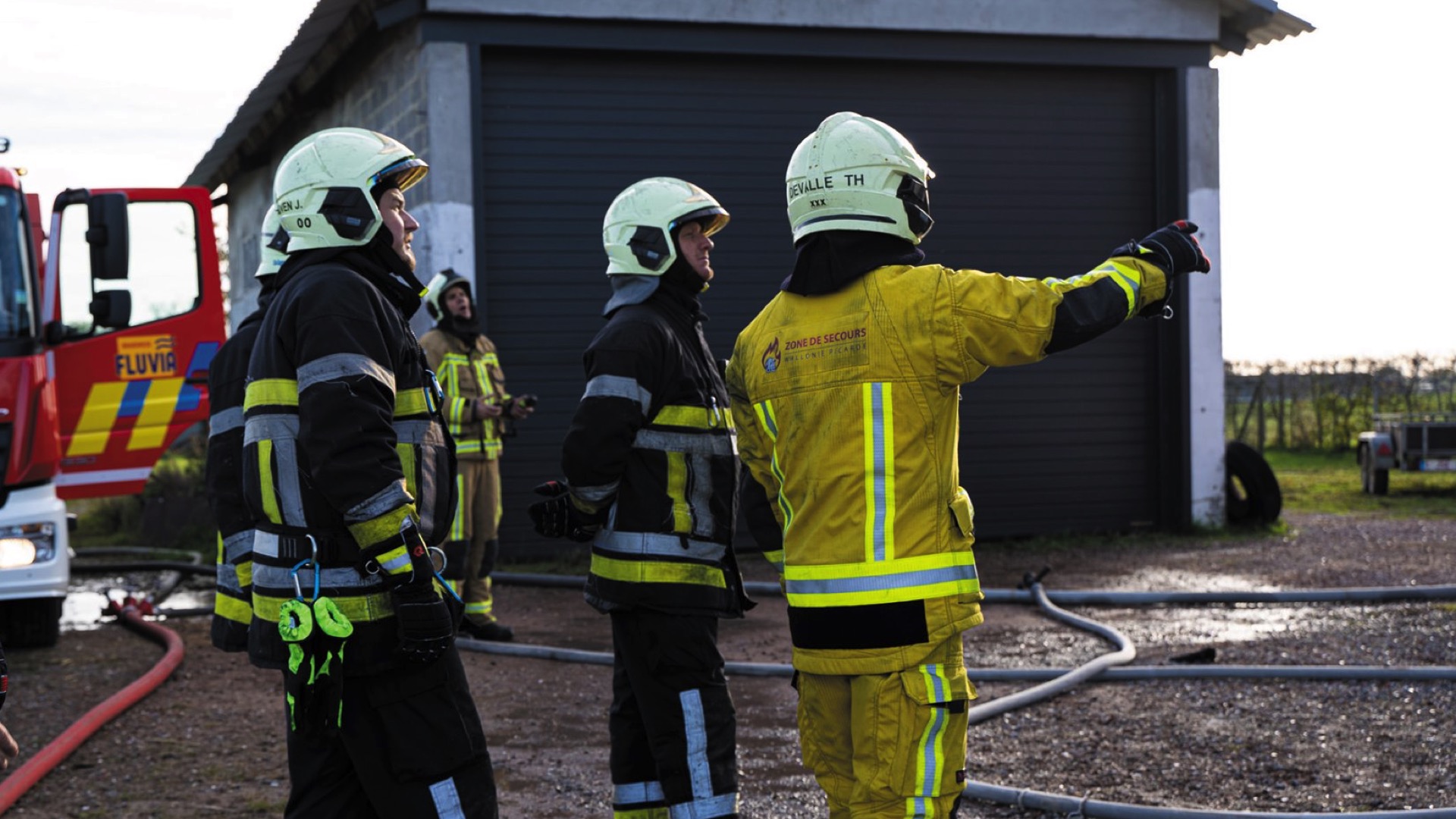 Week-end chargé pour les hommes du feu de Wallonie picarde