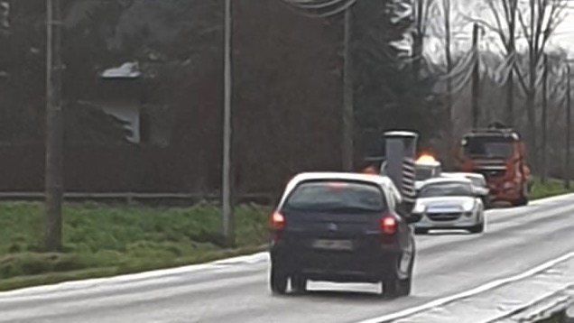 Un lidar placé à la rue des Viviers au bois à Beloeil