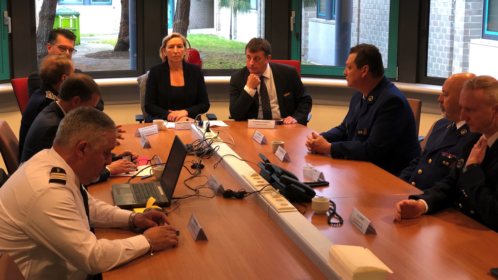 L’ambassadrice de France en Belgique a rencontré le bourgmestre de Tournai