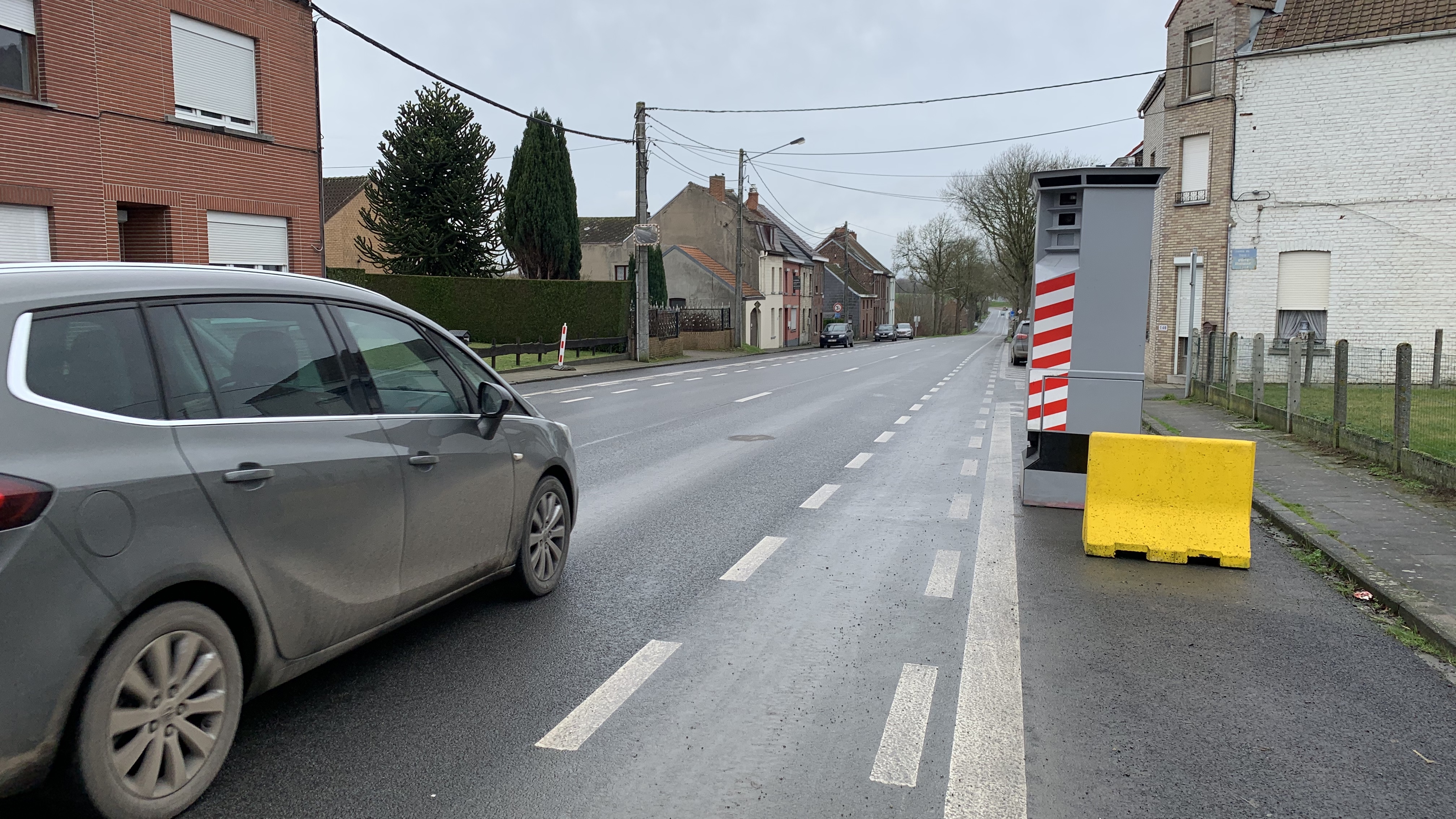Le lidar de retour à la chaussée de Renaix (N57) à Lessines