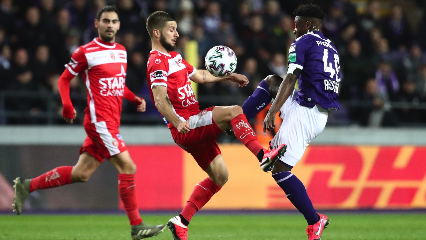 Toujours pas de point pour Mouscron en 2020 qui s'incline à Anderlecht