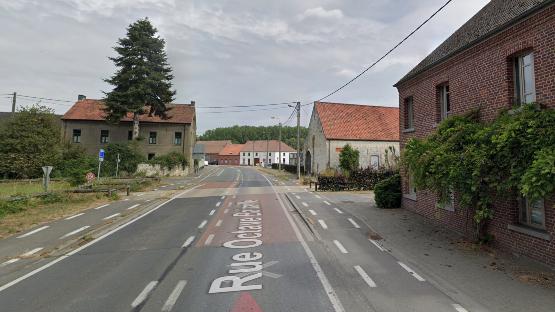 Un lidar installé rue Octave Bataille à Basècles