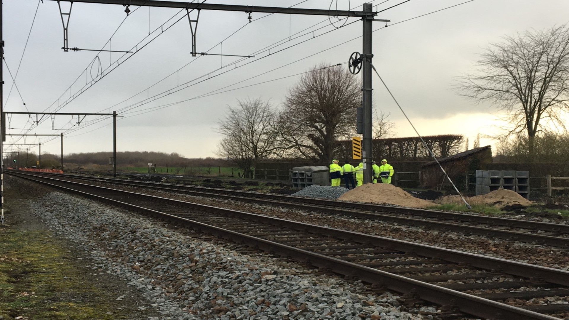La circulation des trains interrompue entre Ath et Brugelette suite à la découverte d'obus