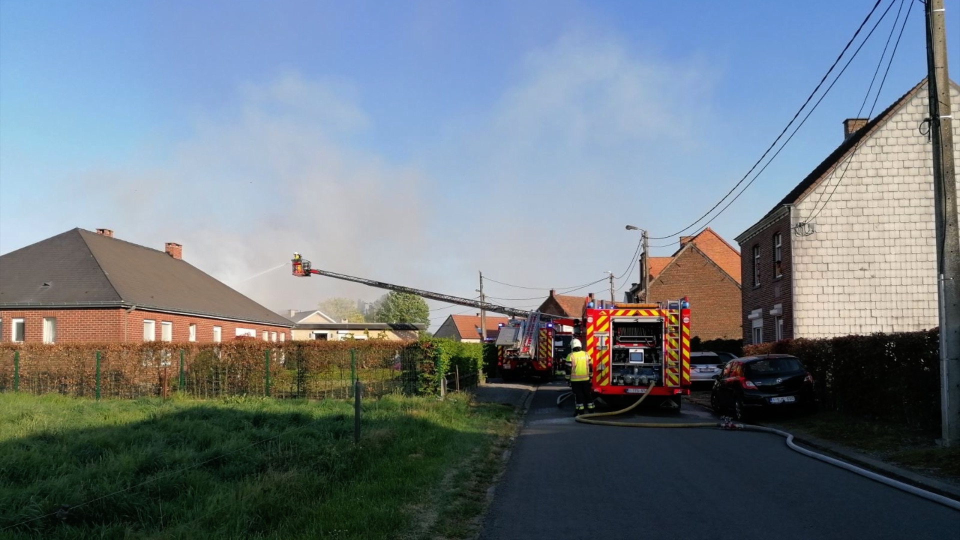Incendie rue Louvière à Gaurain : les dégâts sont considérables